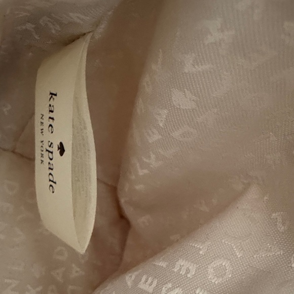 Kate Spade Grant Street Juno Mini Tote Pink and White Palm Leaf Print - Picture 8 of 8